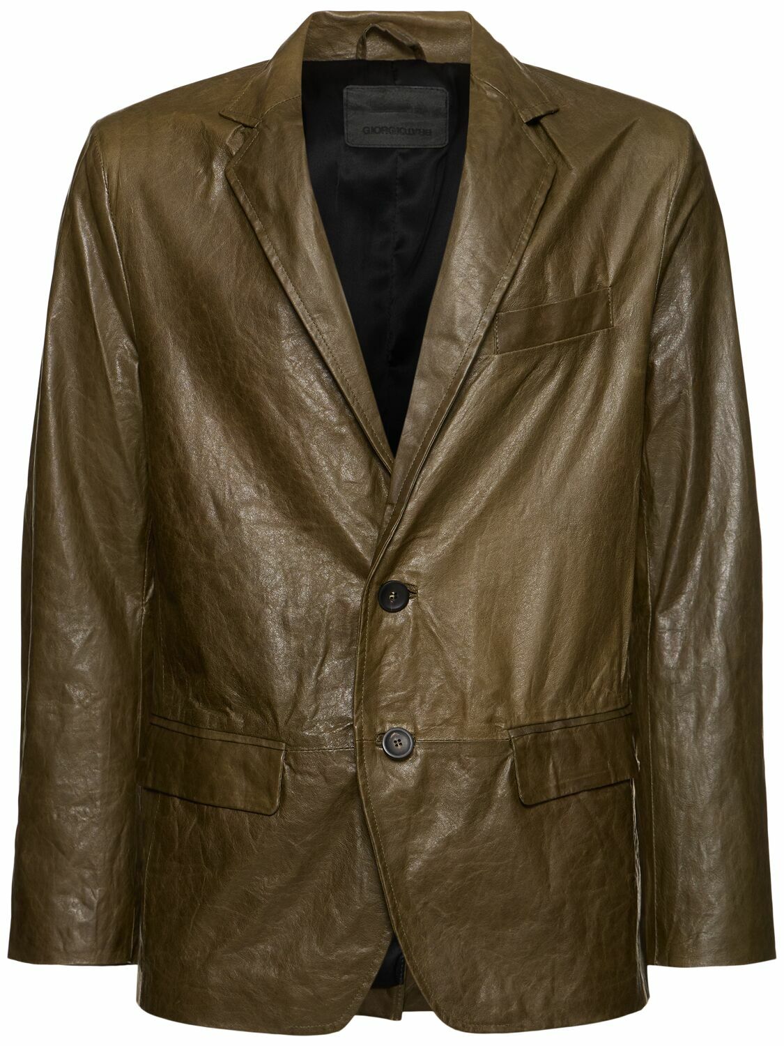 GIORGIO BRATO Leather Jacket Giorgio Brato