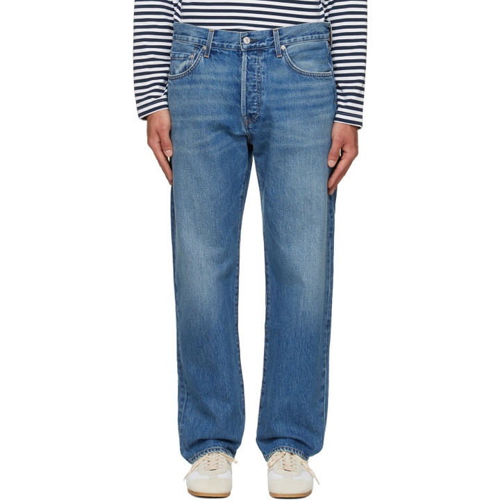 Photo: Citizens of Humanity Blue Beau Straight Premium Vintage Jeans