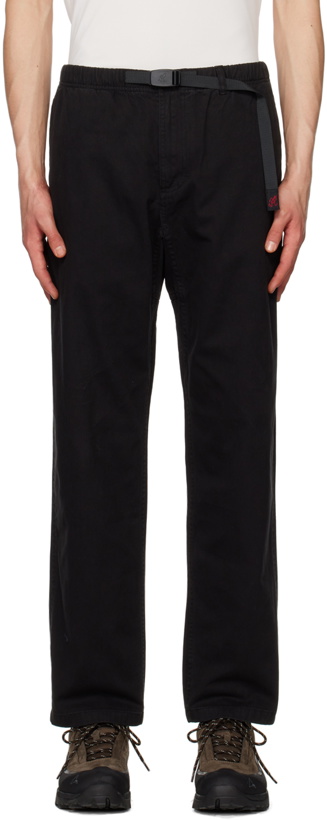 Photo: Gramicci Black Relaxed-Fit Trousers