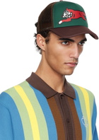 ICECREAM Green & Brown Running Dog Trucker Cap