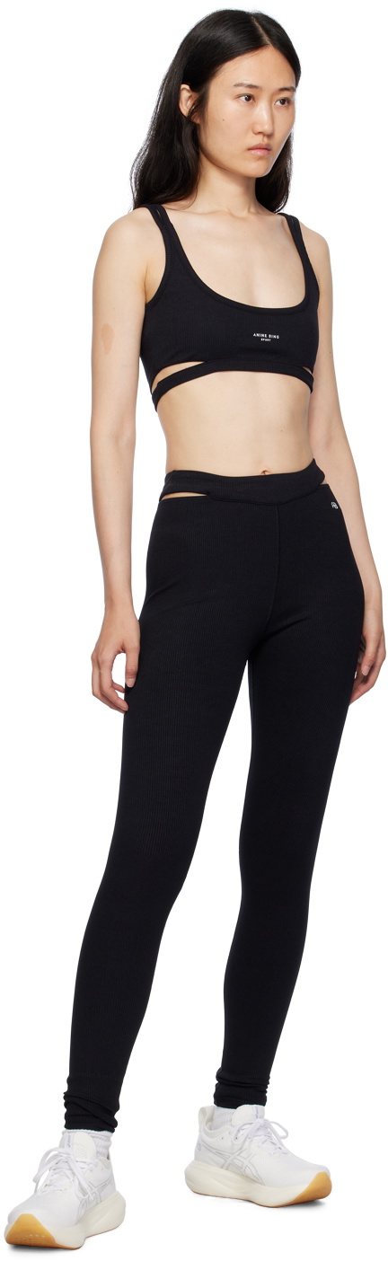 ANINE BING Black Aimee Leggings