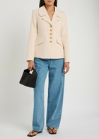 BY Malene Birger Adrienna Darted Woven Blazer Cream
