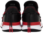 Versace Jeans Couture Black & Red Dynamic Sneakers