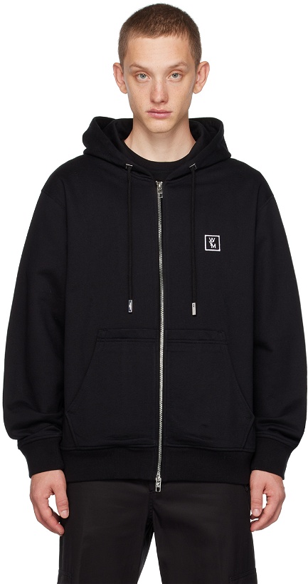 Photo: Wooyoungmi Black Embroidered Hoodie