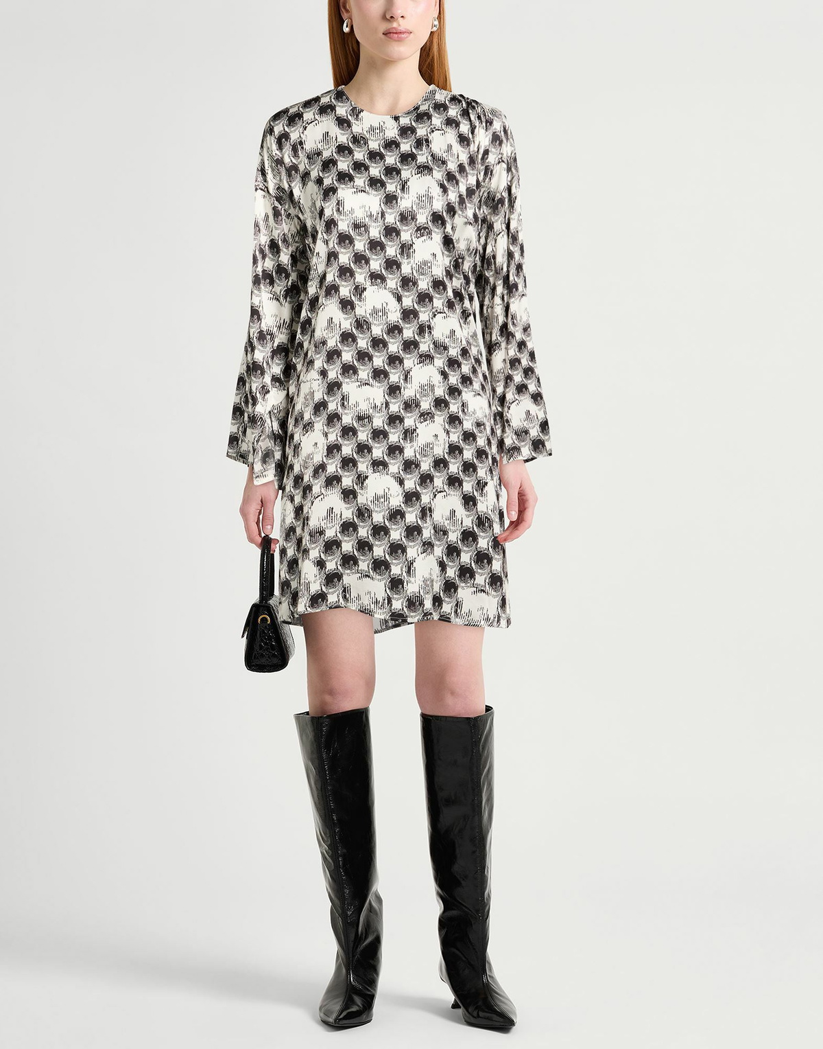 Manila Grace Womens Mini dress in Black
