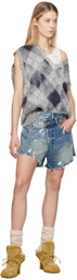 R13 Gray Oversized Vest
