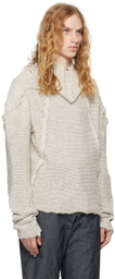 CARNET-ARCHIVE Off-White Nail Turtleneck