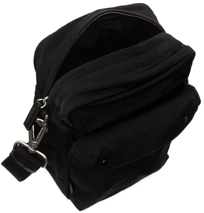 Jil Sander Black Pocket Messenger Bag