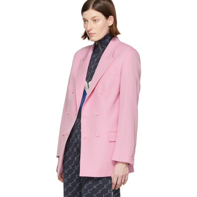 Stella McCartney Pink Wool Twill Tailoring Blazer Stella McCartney