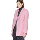 Stella McCartney Pink Wool Twill Tailoring Blazer
