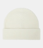 Valentino Ribbed-knit embellished cashmere beanie