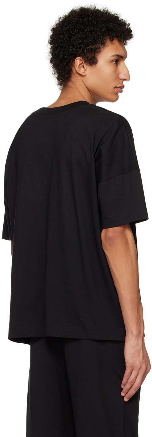 TSAU Black Appliqué T-Shirt