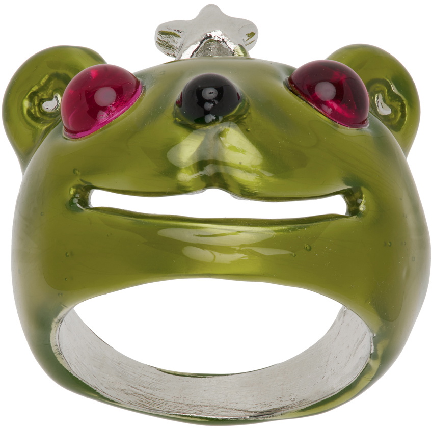 Collina Strada Green Princess Bear Ring Collina Strada