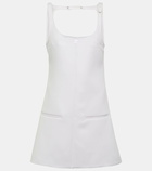 Courrèges Reedition logo cutout minidress