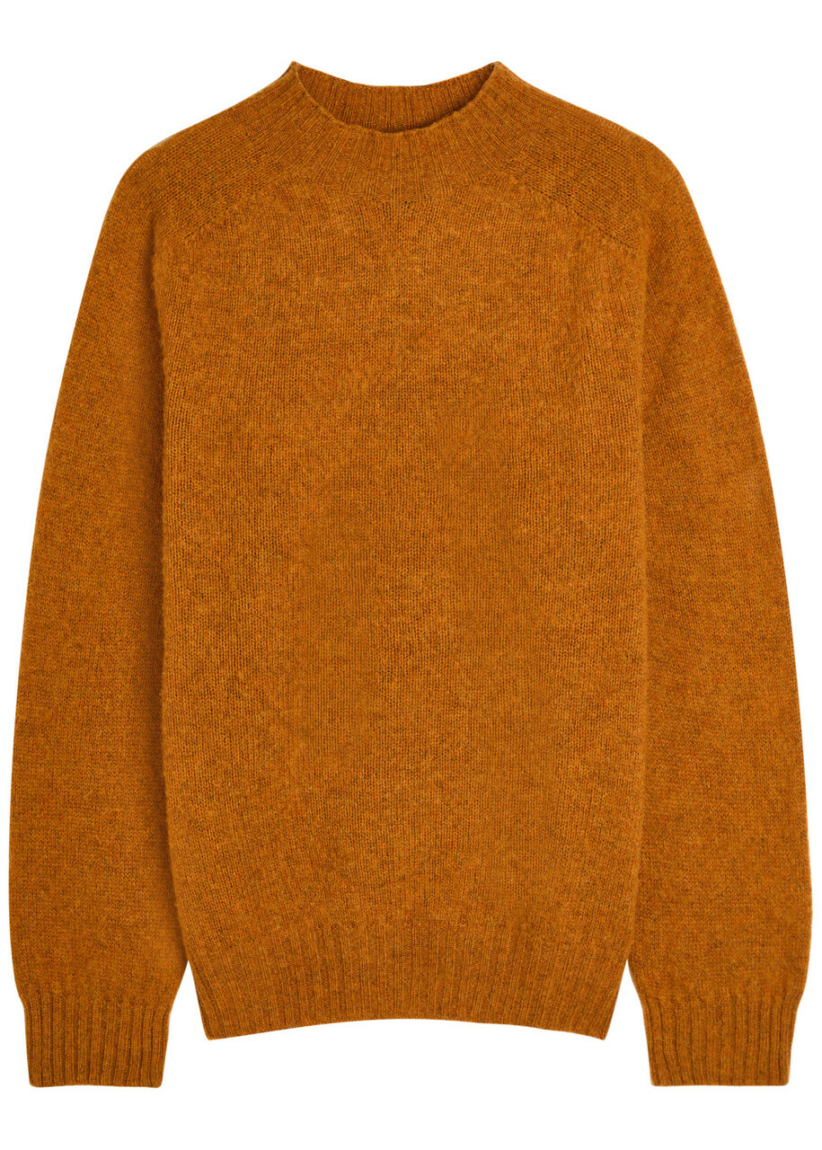 Ymc Montland Wool Jumper Orange