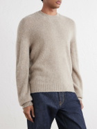 De Bonne Facture - Shaggy Sheep Wool Sweater - Neutrals