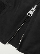 NN07 - Atlas 8264 Shell Bomber Jacket - Black
