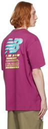 New Balance Purple Salehe Bembury Edition Logo T-Shirt