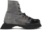 DEMON Gray Poyana High Boots