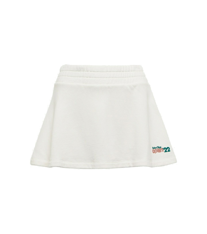 Photo: Reina Olga Serena waffle-knit cotton tennis skirt