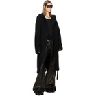Rick Owens Black Tower Coat