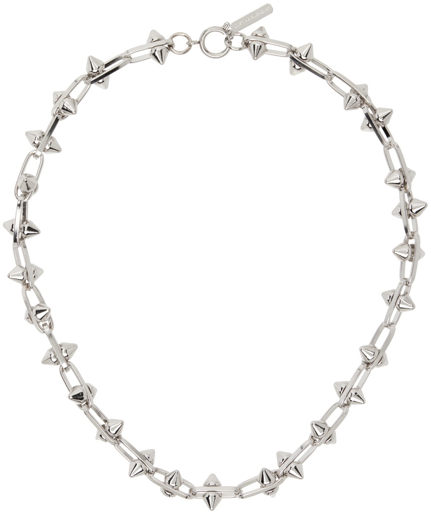 Justine Clenquet Silver Gregg Necklace