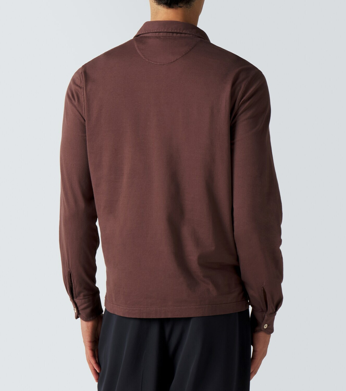 Fedeli Cotton piqué polo shirt