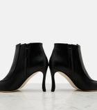 Manolo Blahnik Milleta leather ankle boots