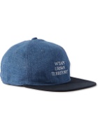 WTAPS - T-6H 02 Logo-Embroidered Denim and Cotton-Twill Baseball Cap