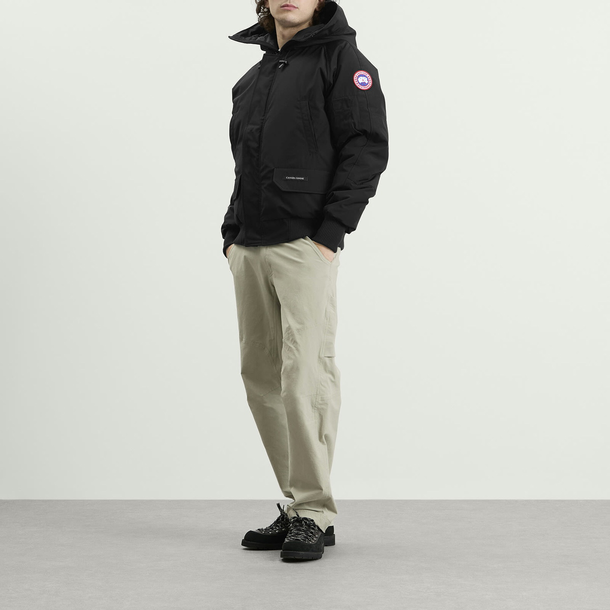 Canada Goose Men's Chilliwack Bomber Jacket Classic Disc in Black