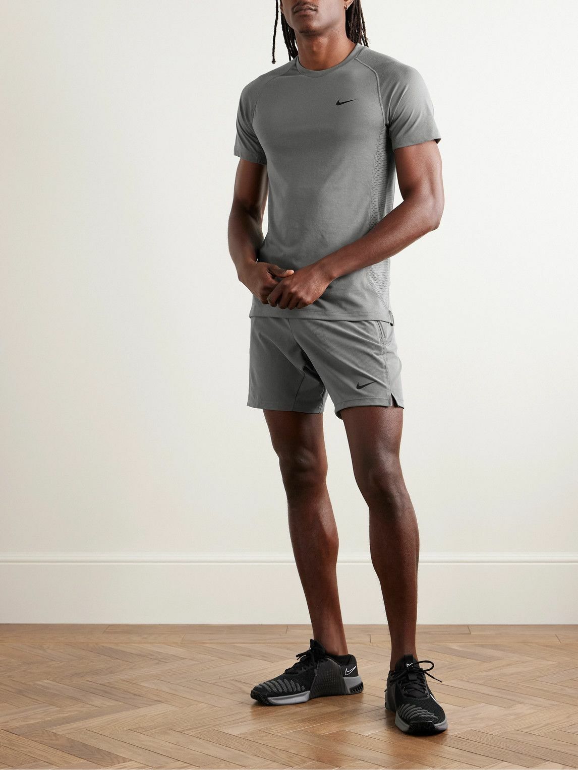 nike flex grey shorts