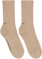 SOCKSSS Two-Pack Beige Socks