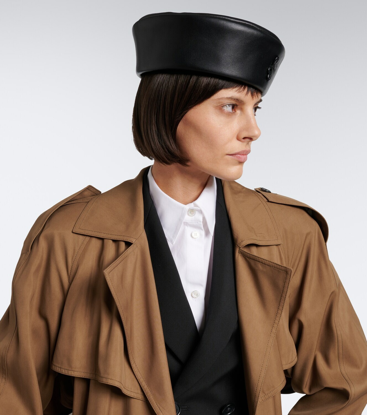 Ruslan Baginskiy Logo leather hat