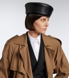 Ruslan Baginskiy Logo leather hat