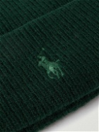 Polo Ralph Lauren - Logo-Embroidered Ribbed Cashmere Beanie