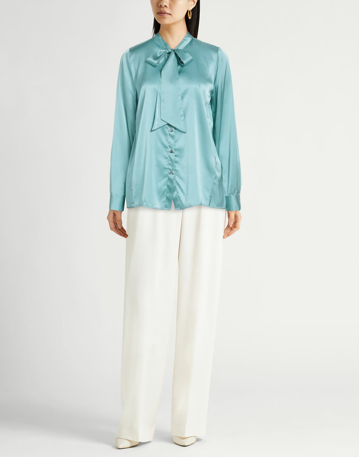 Roberto Collina Womens Shirt Turquoise
