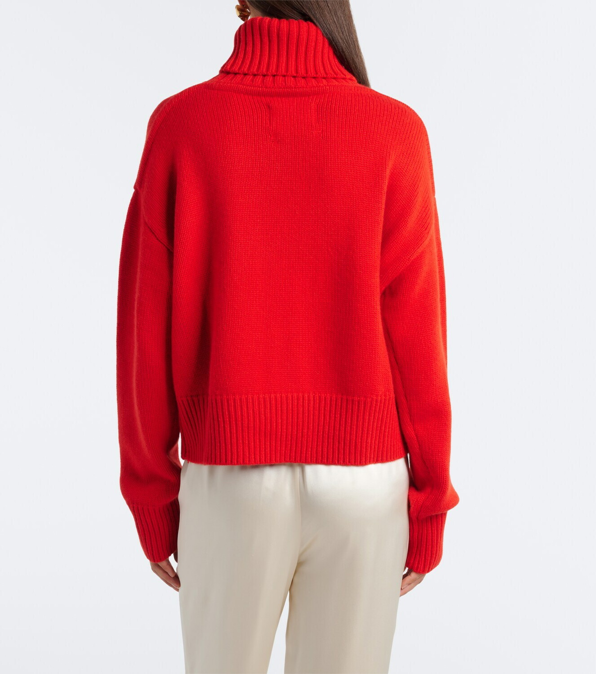 Extreme Cashmere N°434 Crop Xtra cashmere turtleneck sweater