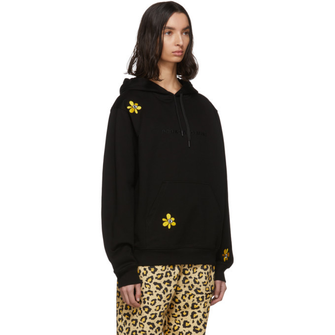 Perks and Mini SSENSE Exclusive Black Embroidered Hoodie