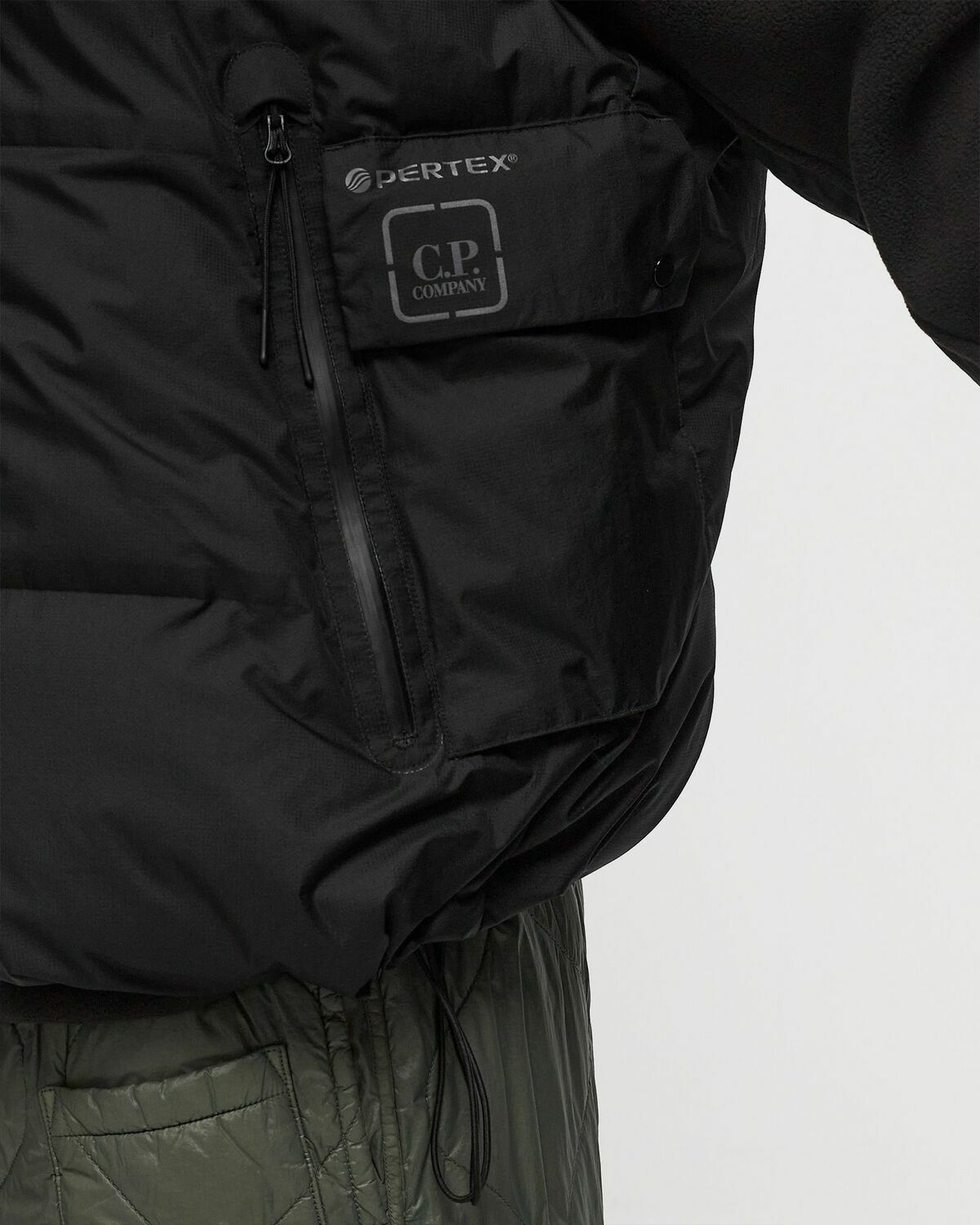 C.P. Company Metropolis Series Pertex Hooded Down Vest Black Vests