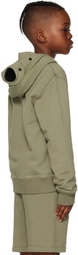 C.P. Company Kids Kids Green Basic Goggle Jacket