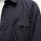 Sage Nation Men's Pocket Parka Jacket Shirt in Navy