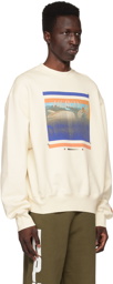 Heron Preston White Misprinted Sweatshirt
