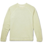 Folk - Rivet Garment-Dyed Loopback Cotton-Jersey Sweatshirt - Green