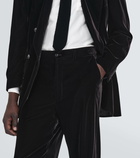 Giorgio Armani Velvet straight pants