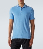 Fedeli Cotton terry polo shirt