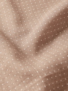 Anderson & Sheppard - Polka-Dot Cotton-Voile Scarf