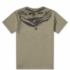 C.P. Company Undersixteen Women's Logo Tee in Bronze Green