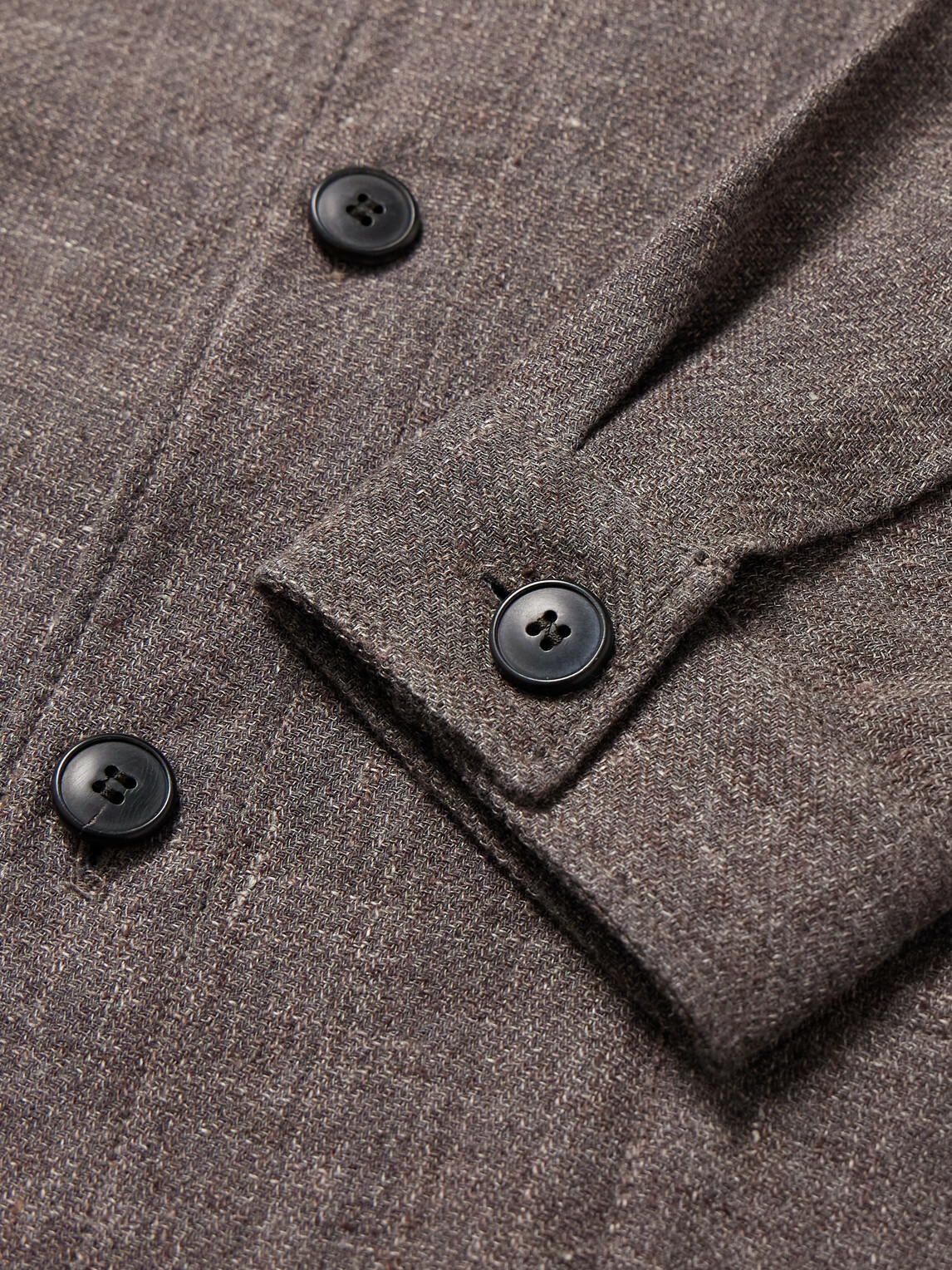 Sunspel - Cotton and Linen-Blend Overshirt - Brown