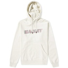 Isabel Marant Men's Miley Flash Logo Hoody in Vanilla