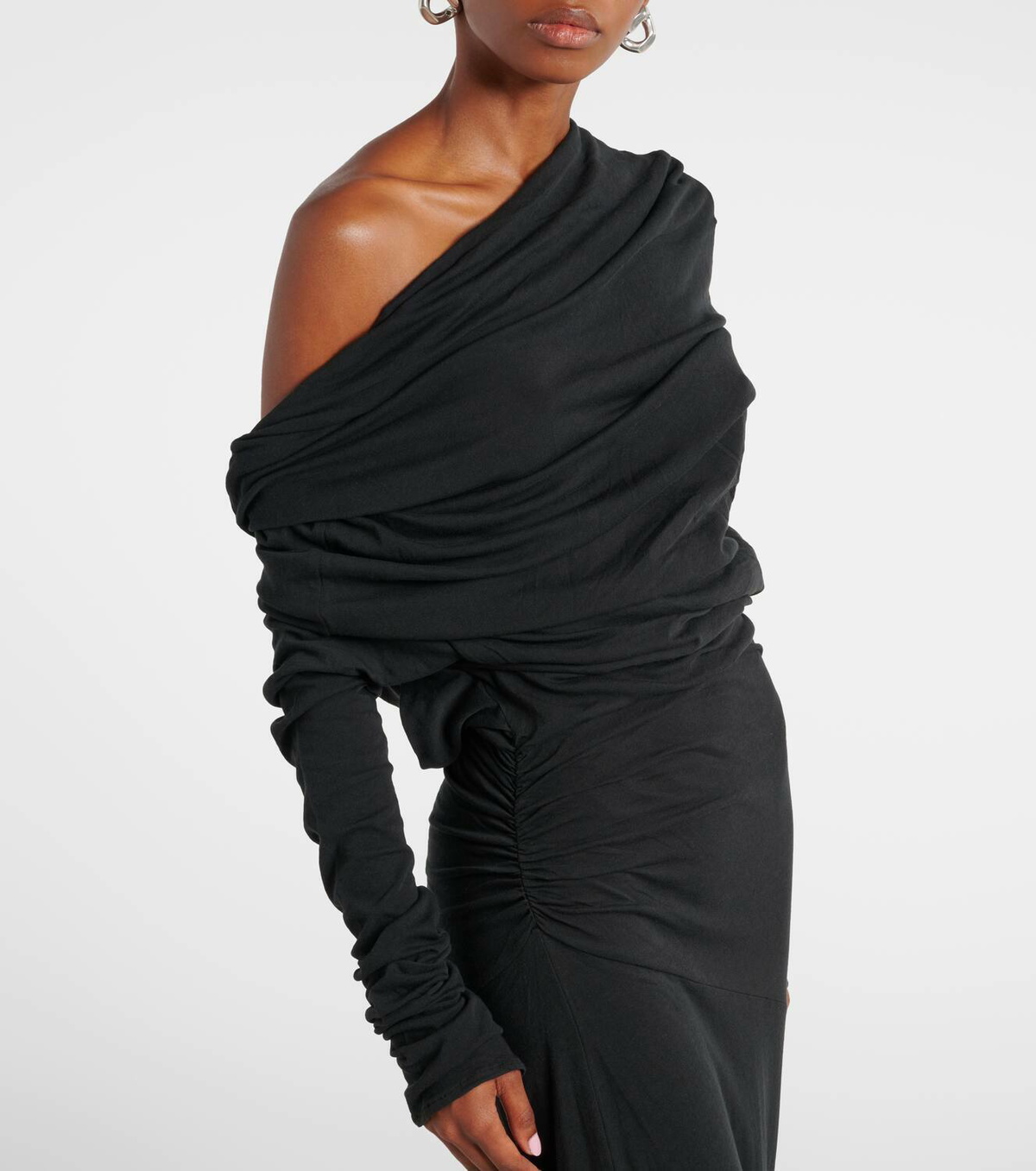 Entire Studios Bound cotton-blend jersey maxi dress